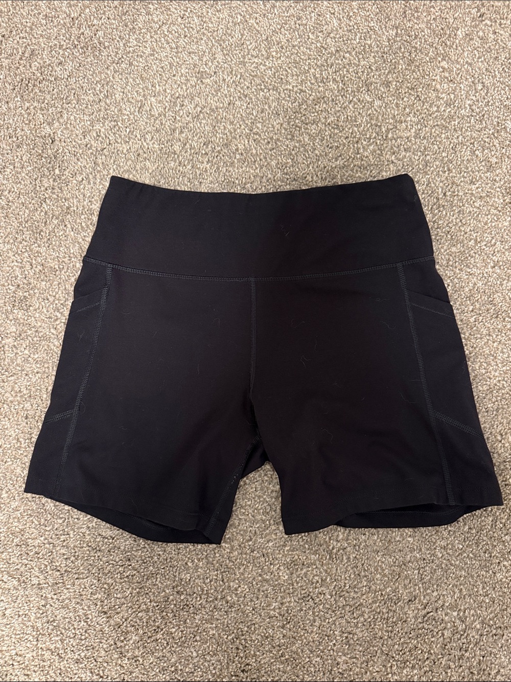 Calvin Klein Black Athletic High-Waist Performance Shorts